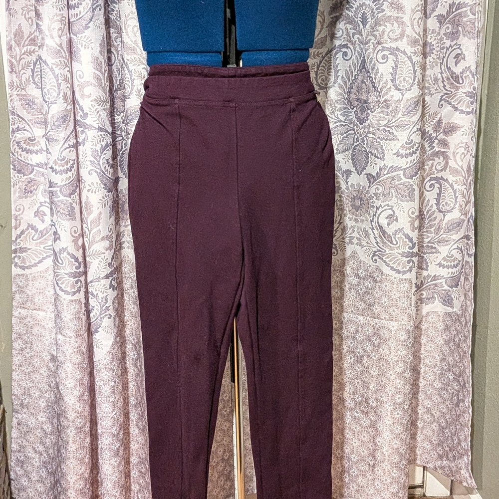 Calvin Klein Collection Plum Cropped Pants